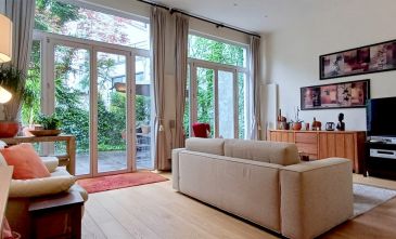 EU district-luxury apartment 143m²-1bdr+office+garden+sauna