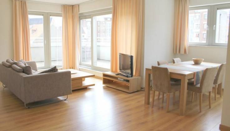 PARLEMENT EUROPEEN:Magnifique appartement meublé-2ch-terrasse